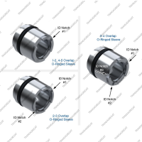 Комплект клапанов Overlap гидравлического блока управления (3шт.)