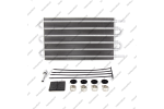 Радиатор охлаждения трансмиссии дополнительный (1.8L-2.5L, 400x190x20mm, под шланг 10mm)*