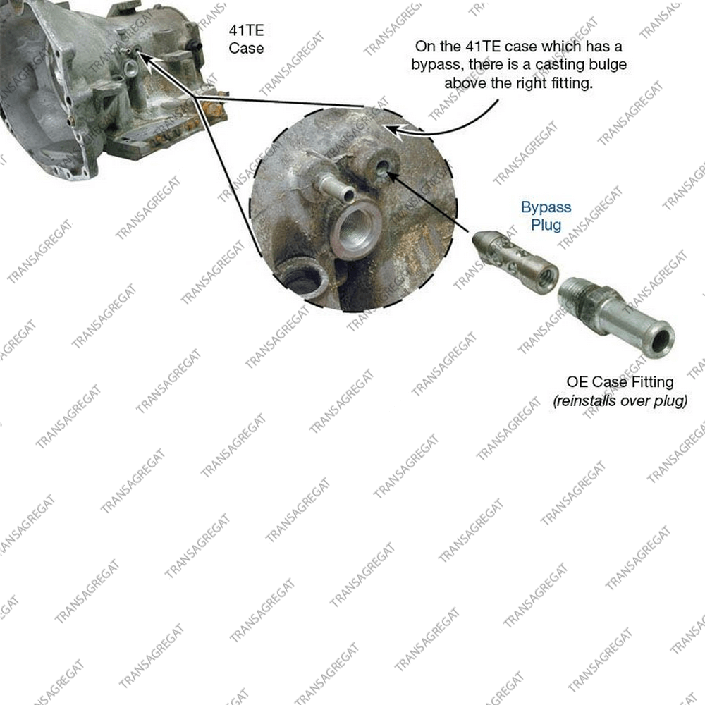 Заглушка клапана охлаждения трансмиссии (2шт.)